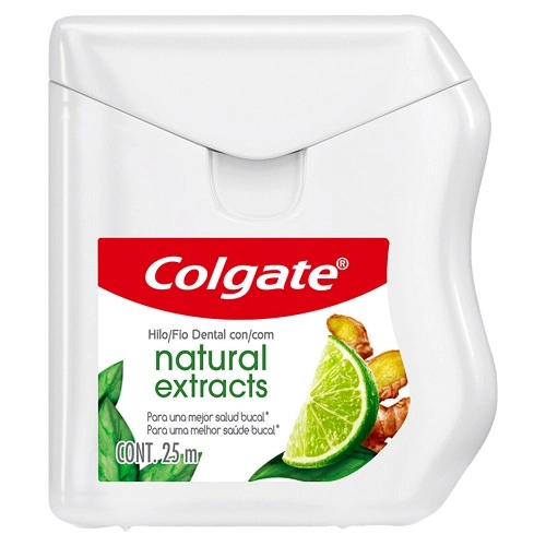 Fio Dental Encerado Citrus e Gengibre Colgate Natural Extracts 25m