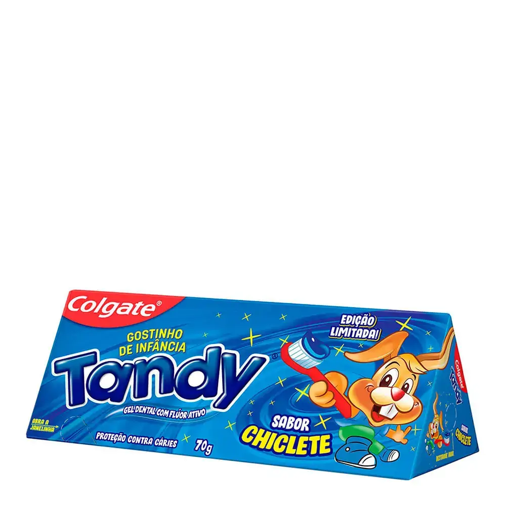 Gel Dental Infantil com Flúor Chiclete Colgate Tandy Caixa 70g