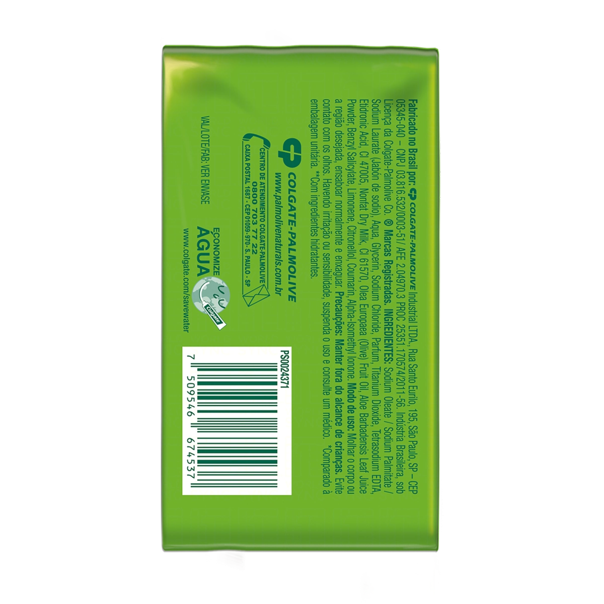 Pack Sabonete Barra Hidratação Saudável Palmolive Naturals Envoltório 900g Tamanho Família Leve 6 Pa
