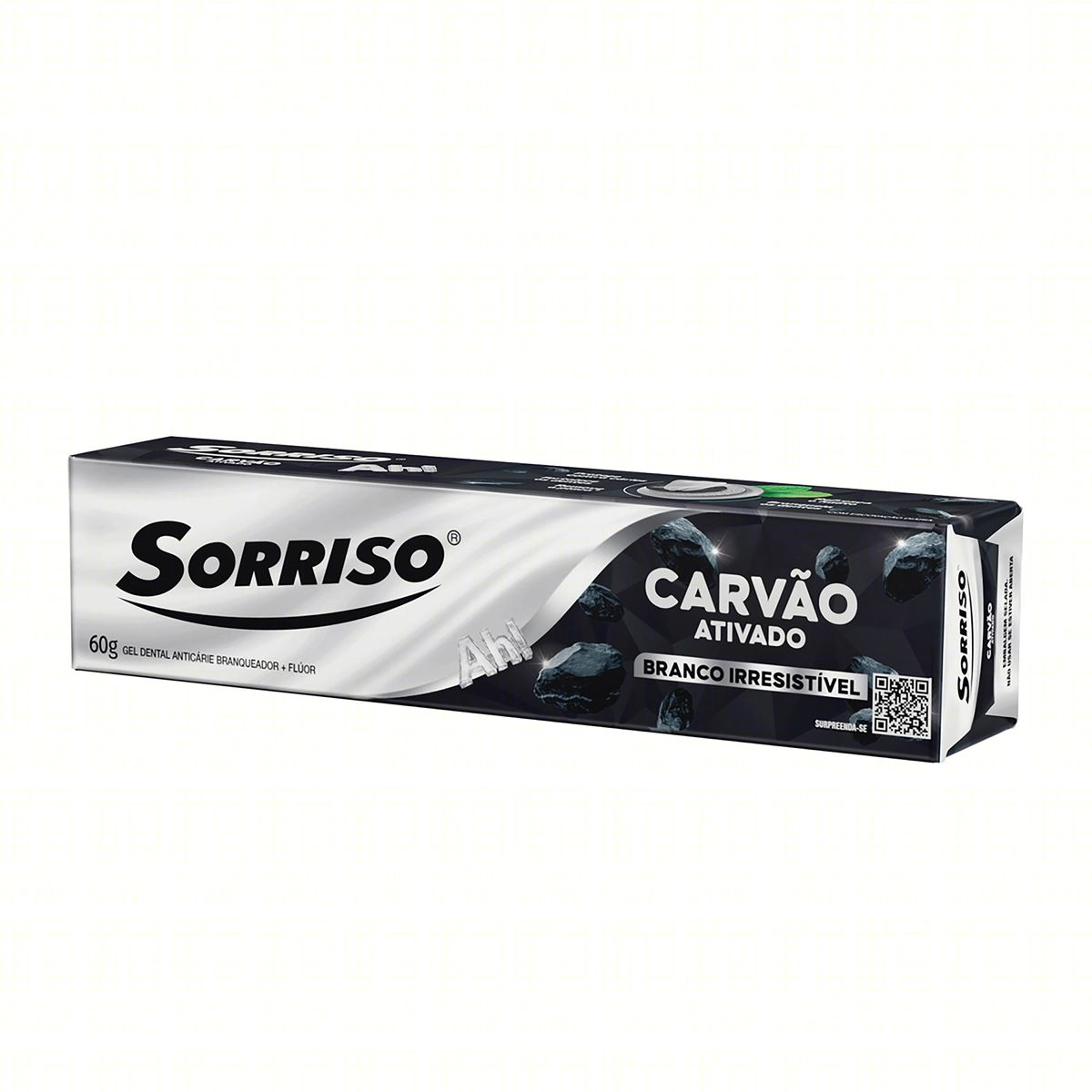 Gel Dental Carvão Ativado Sorriso Caixa 60g