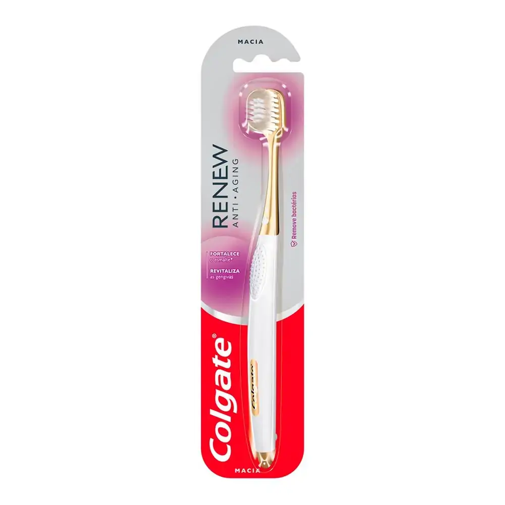 Escova Dental Macia Colgate Renew Anti-Aging