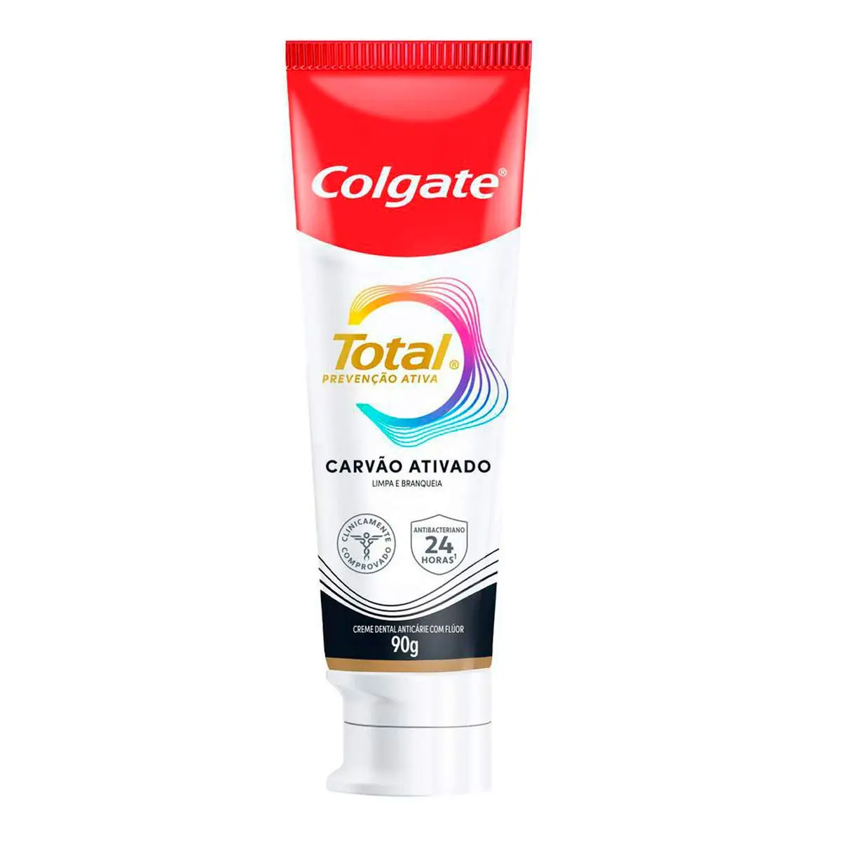 Creme Dental Colgate Total 12 Carvão Ativado 90g