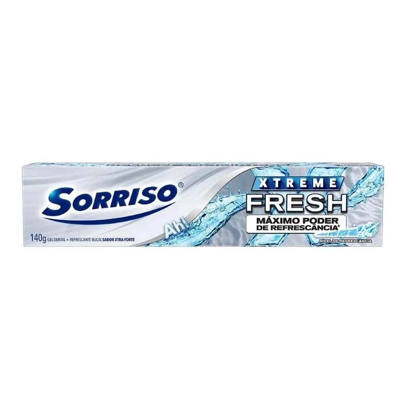 Gel Dental Xtra Forte Sorriso Xtreme Fresh Caixa 140g
