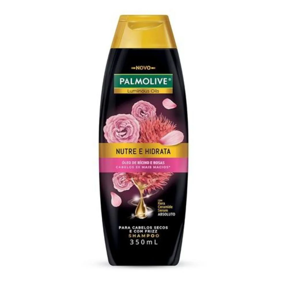 Shampoo Palmolive Luminous Oils Nutre E Hidrata Frasco 350ml