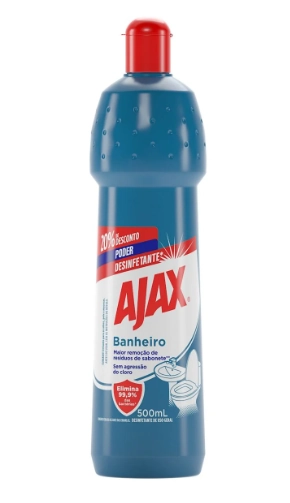 Desinfetante Banheiro Ajax Squeeze 500ml Grátis 20 De Desconto