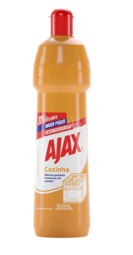 Limpador Desengordurante Cozinha Ajax Squeeze 500ml Grátis 20 De Desconto