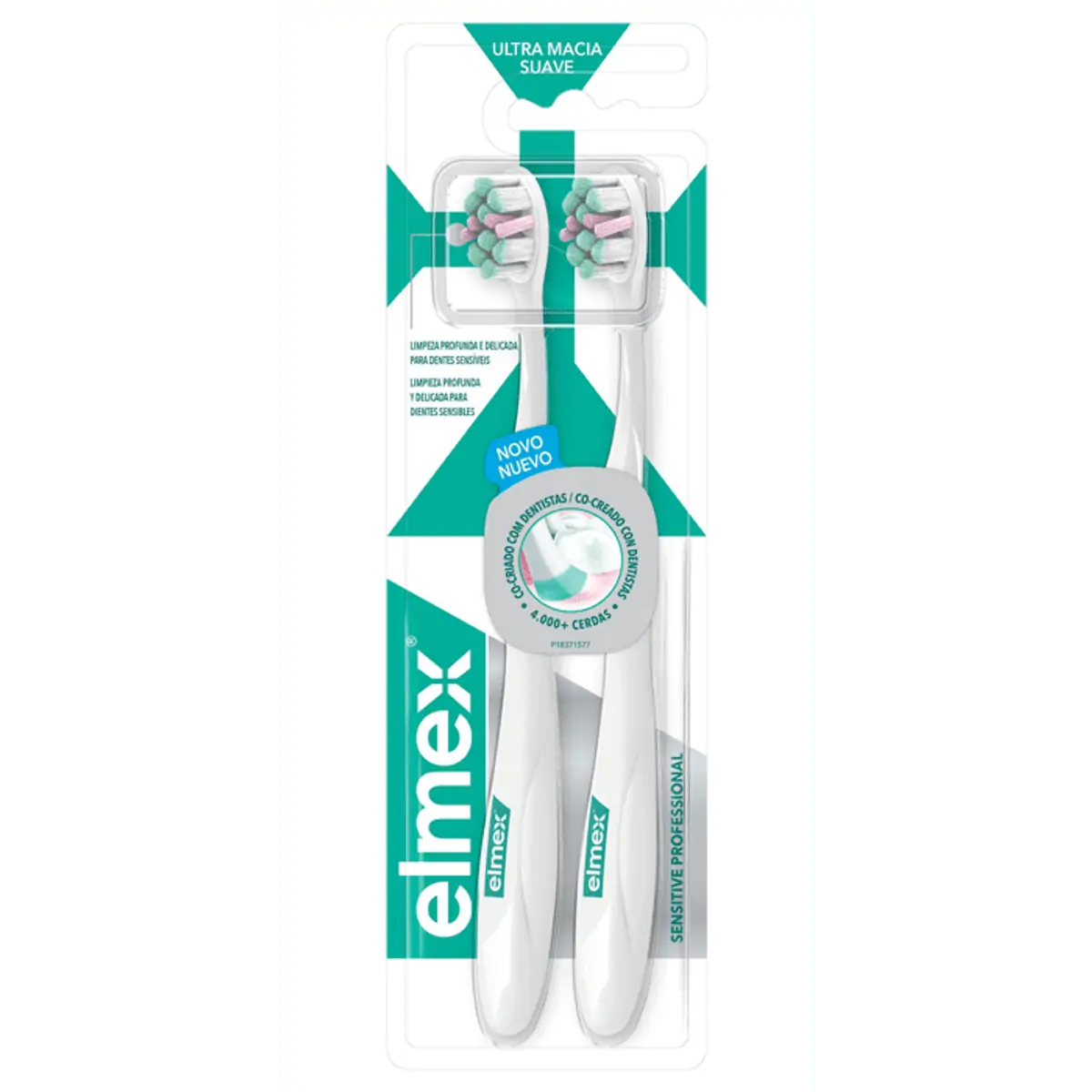 Escova Dental Ultramacia Elmex Sensitive 2 Unidades