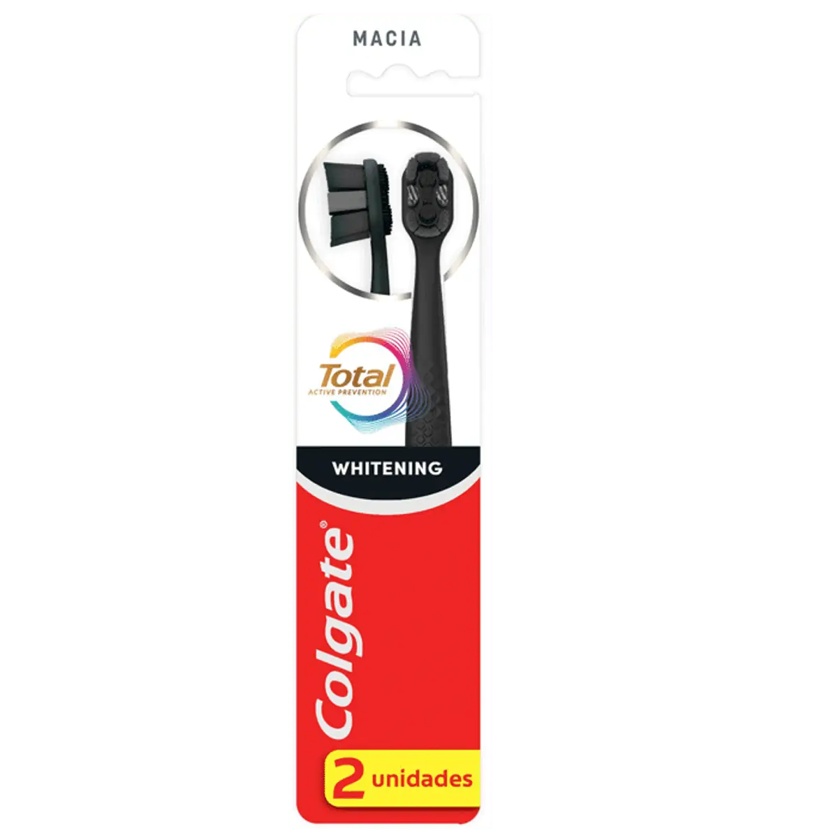 Escova Dental Suave Whitening Colgate Total Active Prevention