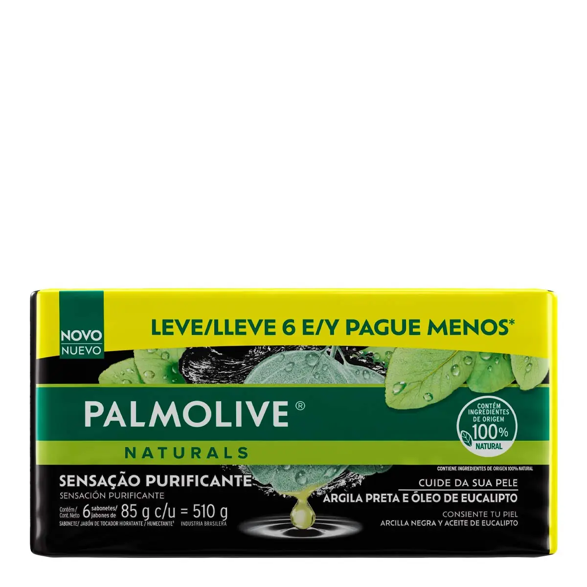Sabonete Barra Palmolive Naturals Sensacao Purificante Argila/eucalip 85g