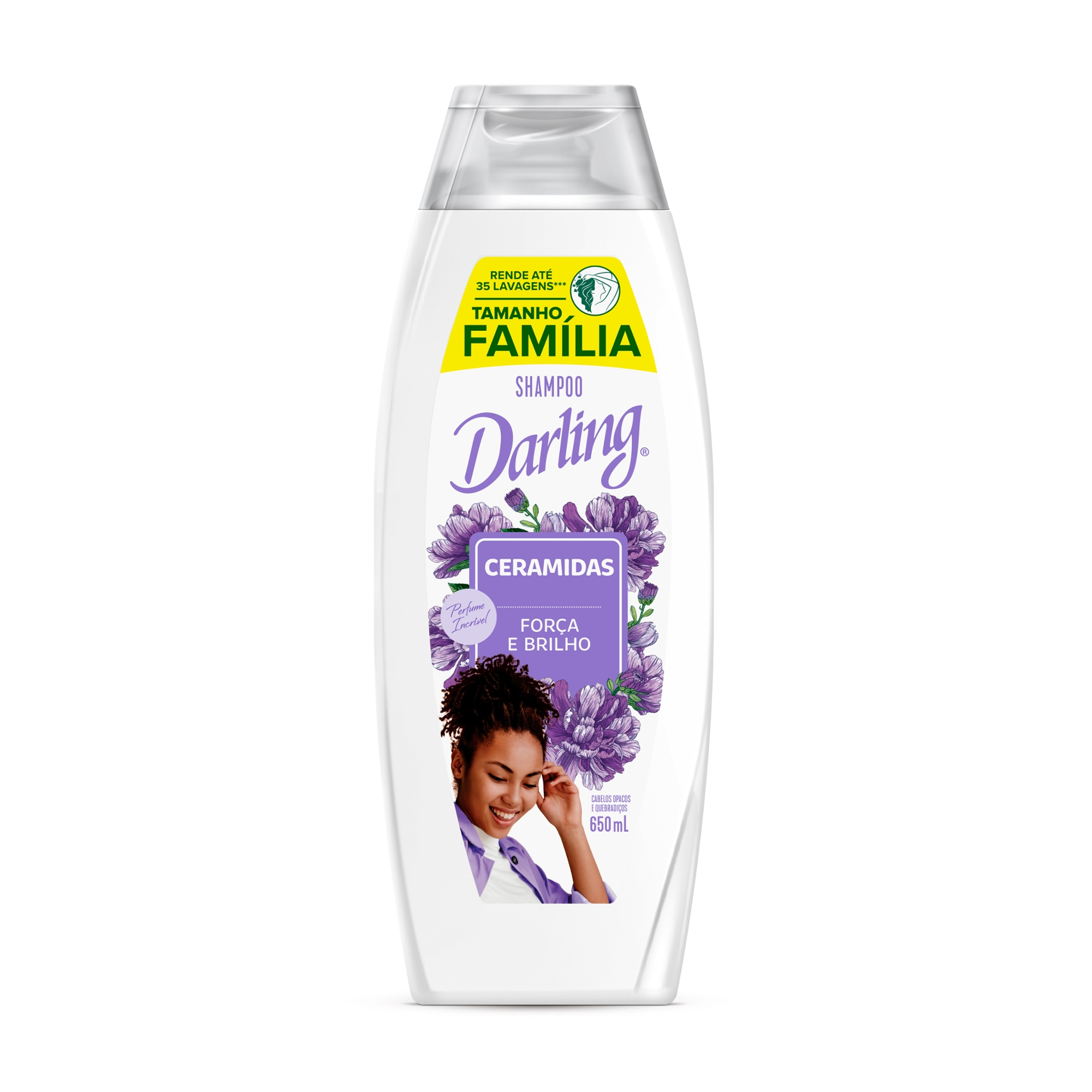 Shampoo Darling Ceramidas Frasco 650ml Tamanho Família