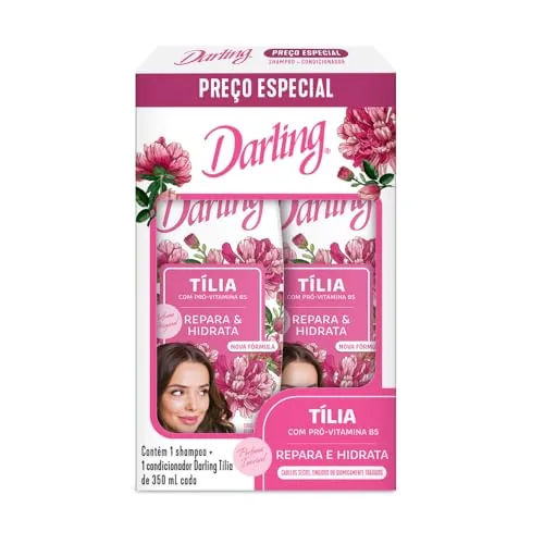 Kit Shampoo Condicionador Tília Darling 350ml Cada