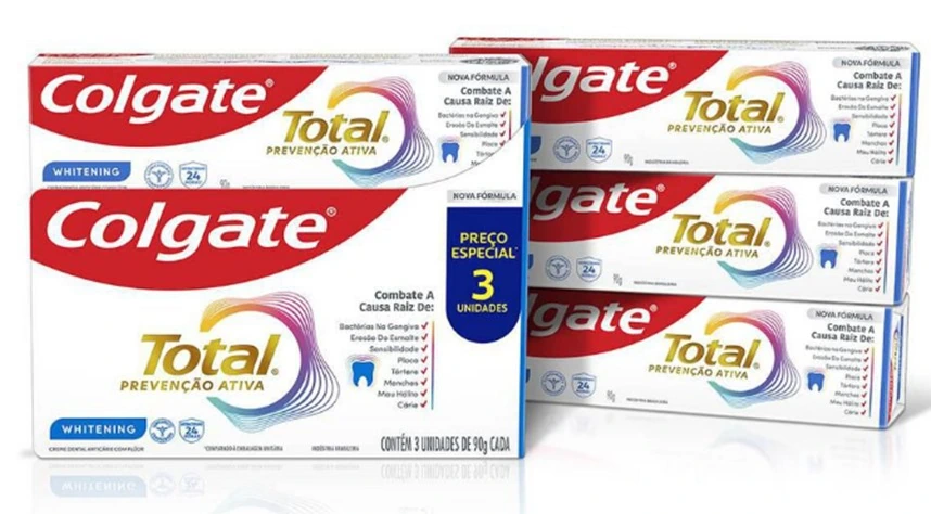 Creme Dental Colgate Total Whitenng Preco Especial 90g C/3