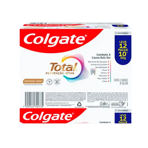Cr.dental Colgate Total Original Mint Lv12 Pg10 50g