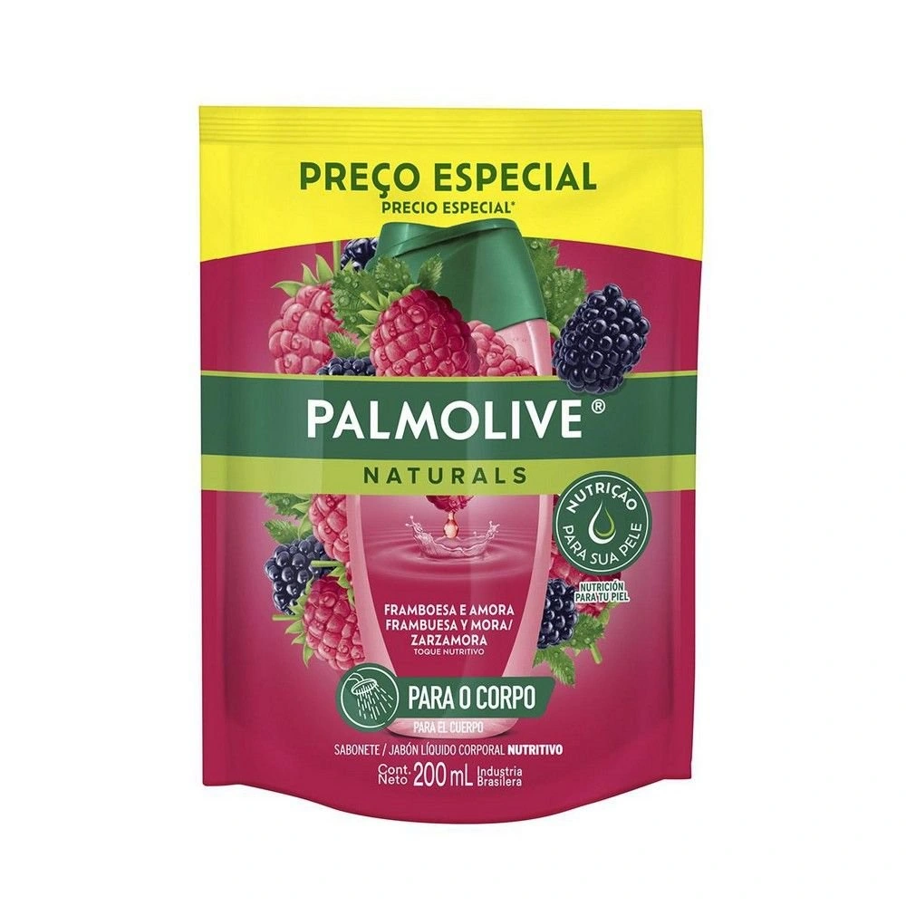 Sab Liq Palm Nat O Nutr Framb./amora Rf 200ml