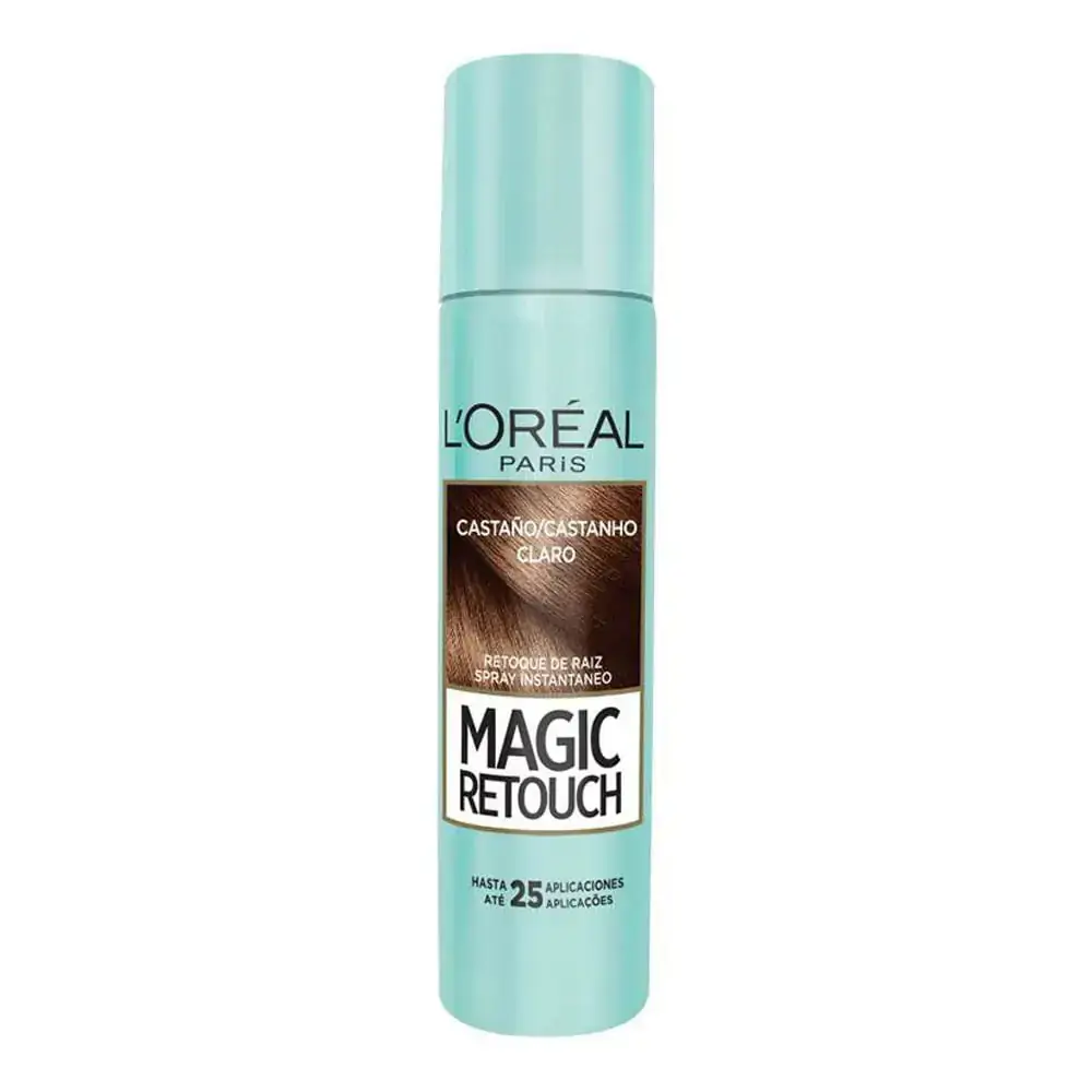 Retoque De Raiz Spray Castanho Claro Loréal Paris Frasco 75ml