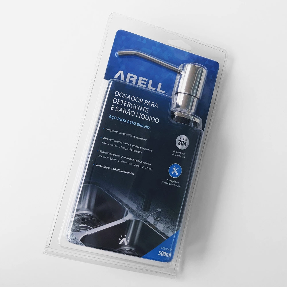 Dosador Ds01 Inox Alto Brilho Arell