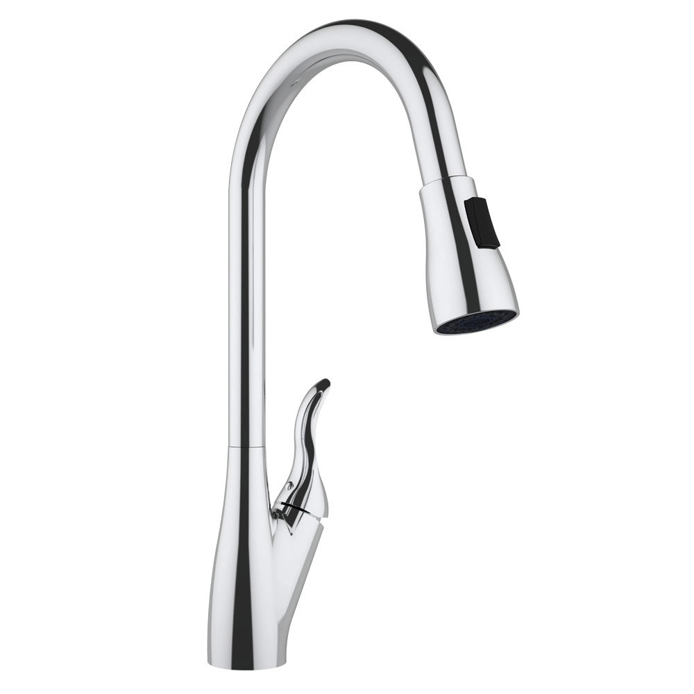 Torneira Aremc06 Monocomando Misturador De Cozinha 2 Jatos Com Bica Móvel E Retrátil Cromado