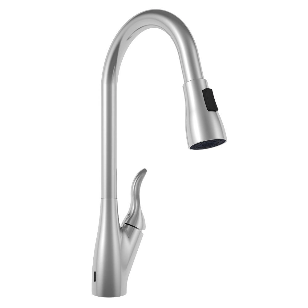 Torneira Misturador Mc06 Com Sensor Inox Escovado Arell