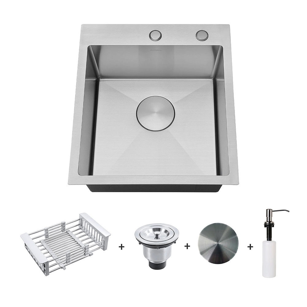 Kit Cuba Gourmet Com Acessórios Solo 40x40 E Dosador E Válvula E Escorredor E Tampa Decorativa Arell