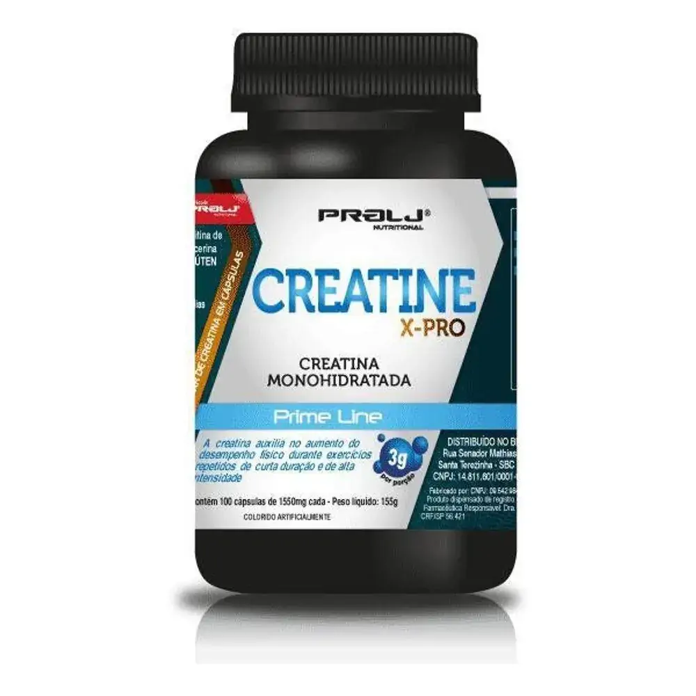 Creatina Xpro 100 Cápsulas 1550Mg Cada - Prolj Nutritional