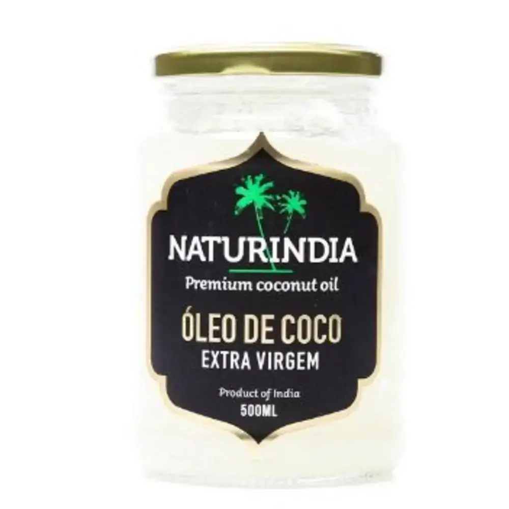 Oleo De Coco 500ml Extra Virgem Naturindia
