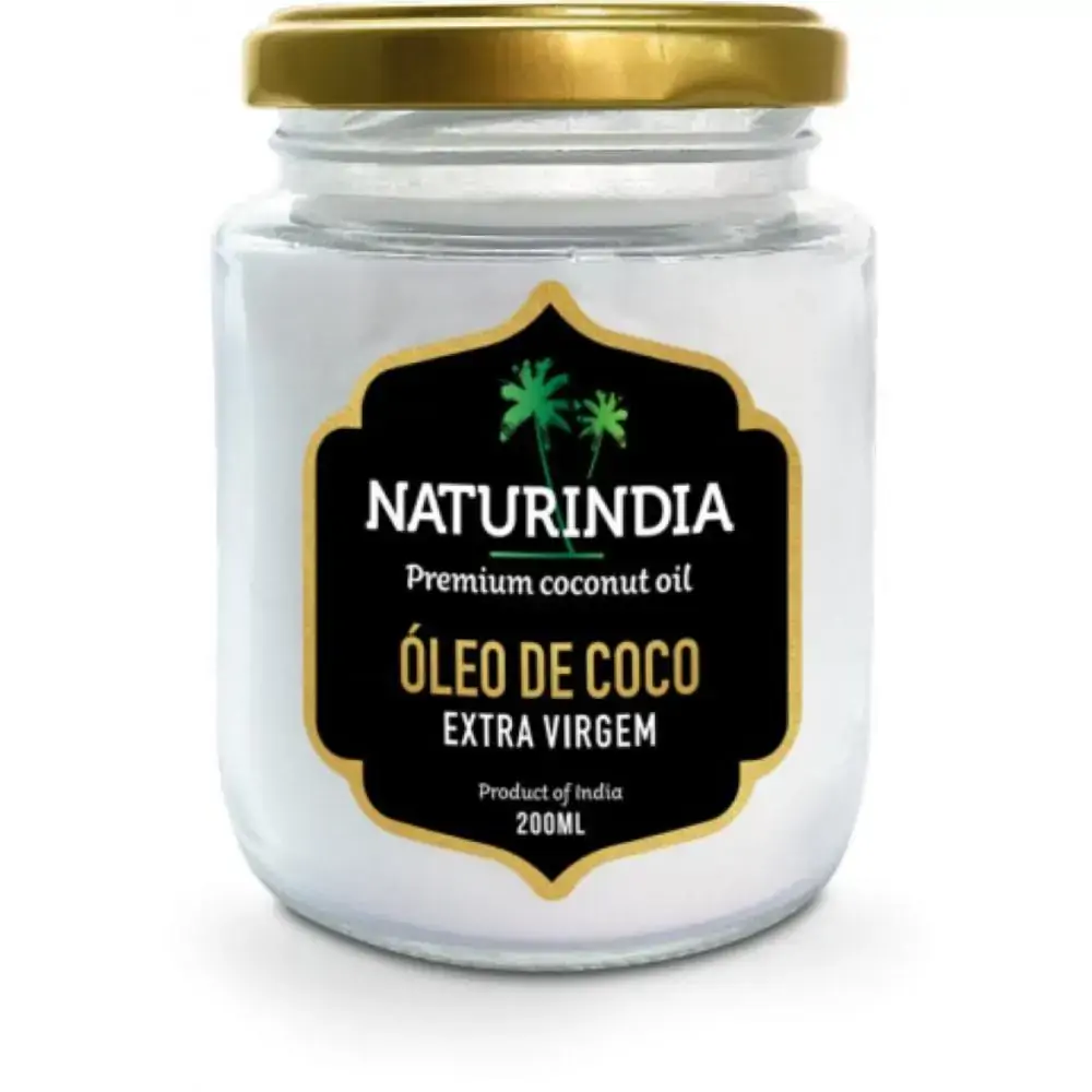 Oleo De Coco 200ml Extra Virgem Naturindia