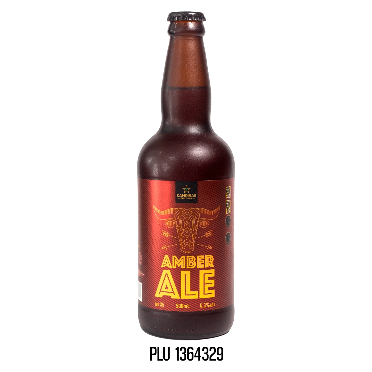 Cerveja Artesanal Campinas Amber Ale 500ml