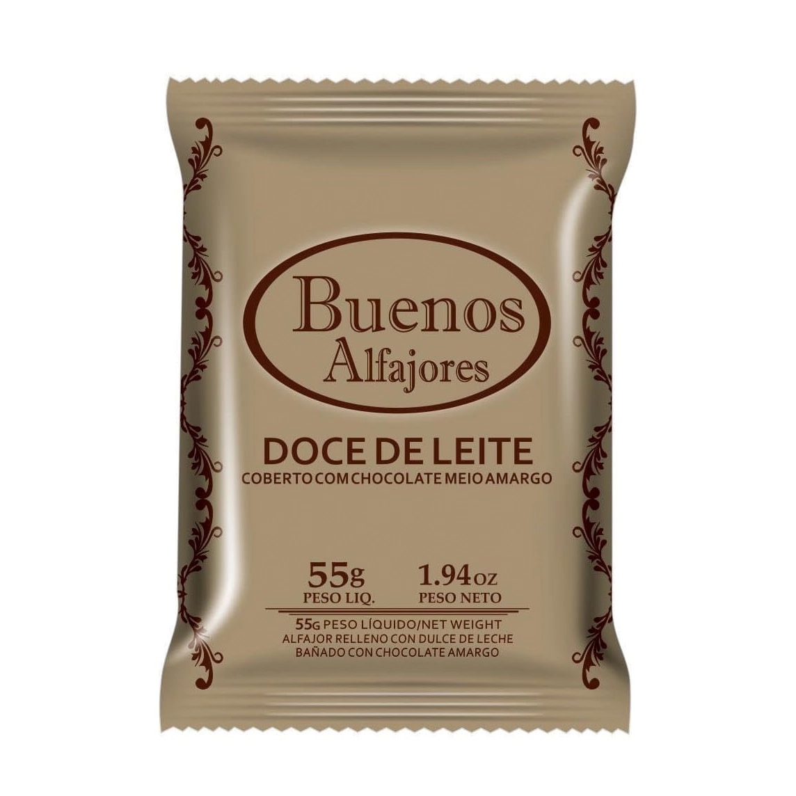 Alfajor Doce Leite Cob Choco Ama 55g Buenos Alfajores