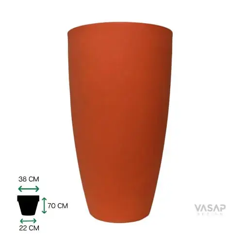 Vaso Vietnamita 70 Terracota 6830 Vasart