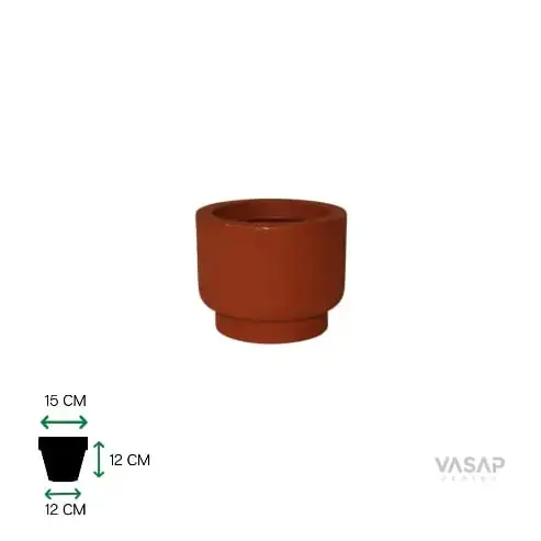 Vaso Cumbuca Alo Vasap Pp Terracota