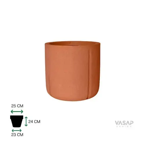 Vaso Karaja 24 Terracota 6798 Vasart
