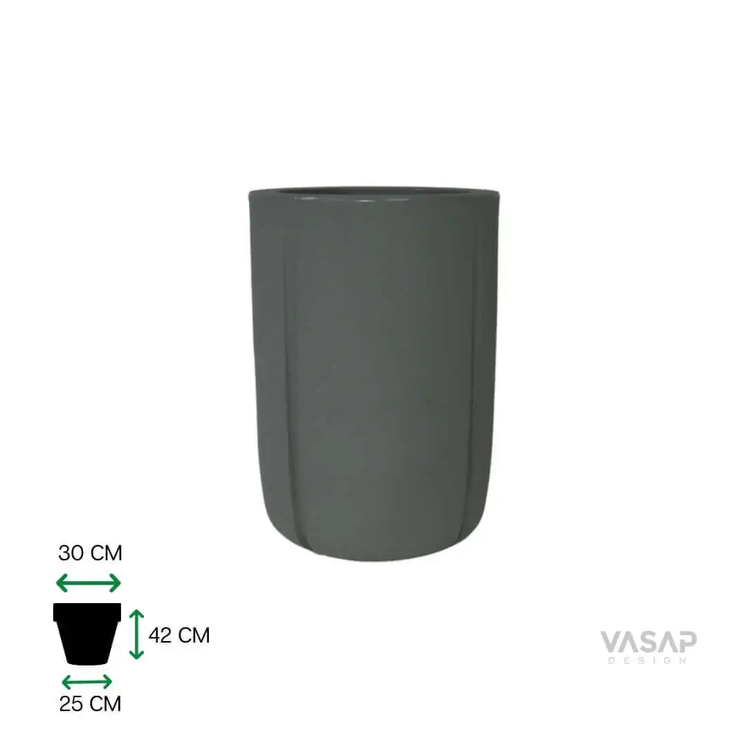 Vaso Karaja 42 Cinza Claro 6800 Vasart