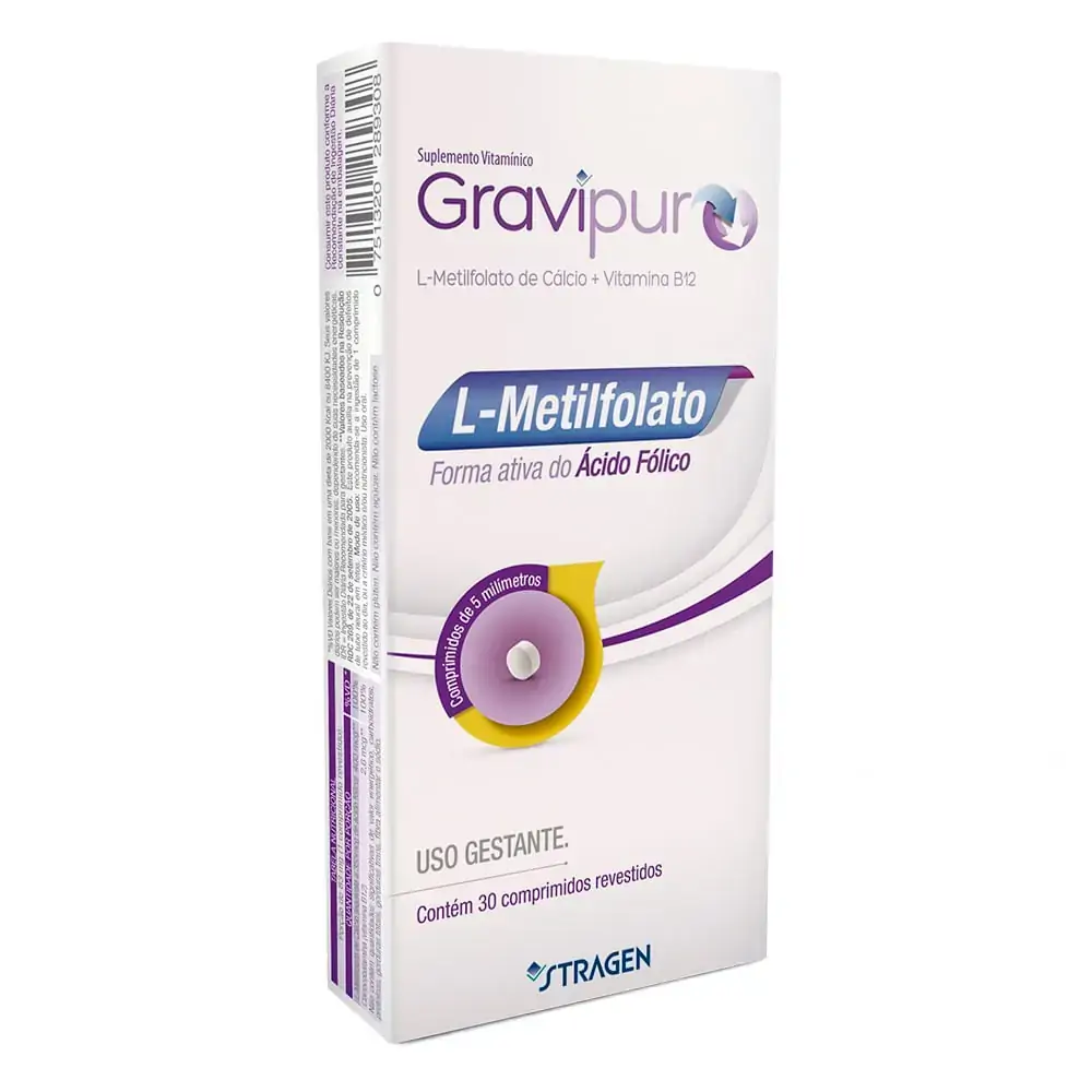 Gravipur 400 2,6mcg Cx 30 Comp Rev