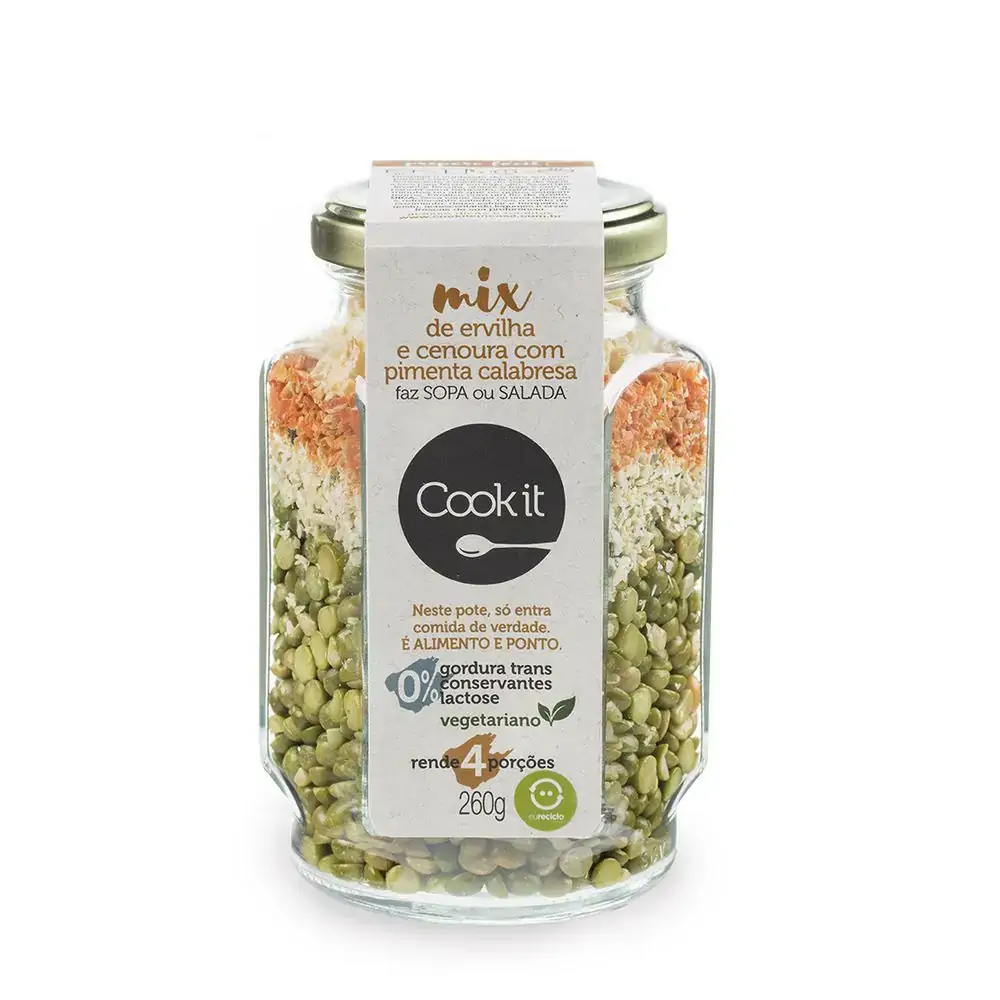 Mix De Ervilha E Cenoura C/pim Cook It 260g