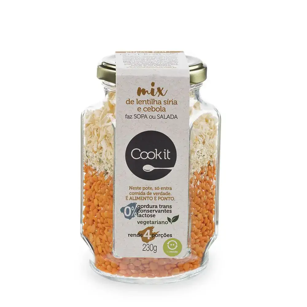 Mix De Lentilha Siria E Cebola Cook It 230g