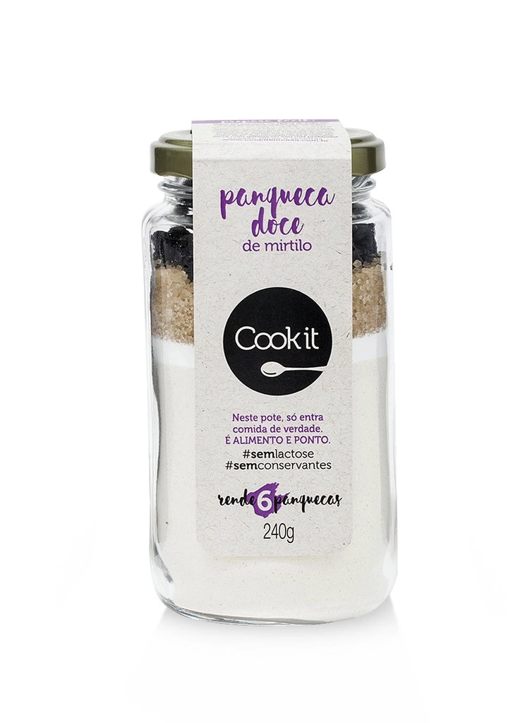 Panqueca Doce De Mirtilo Cook It 240g