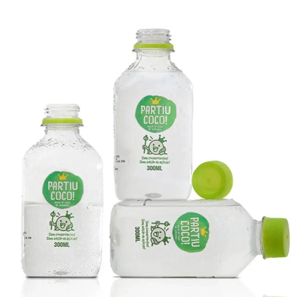 Agua De Coco Envasada Garrafa Pet 300ml Partiu Coco Alimentos