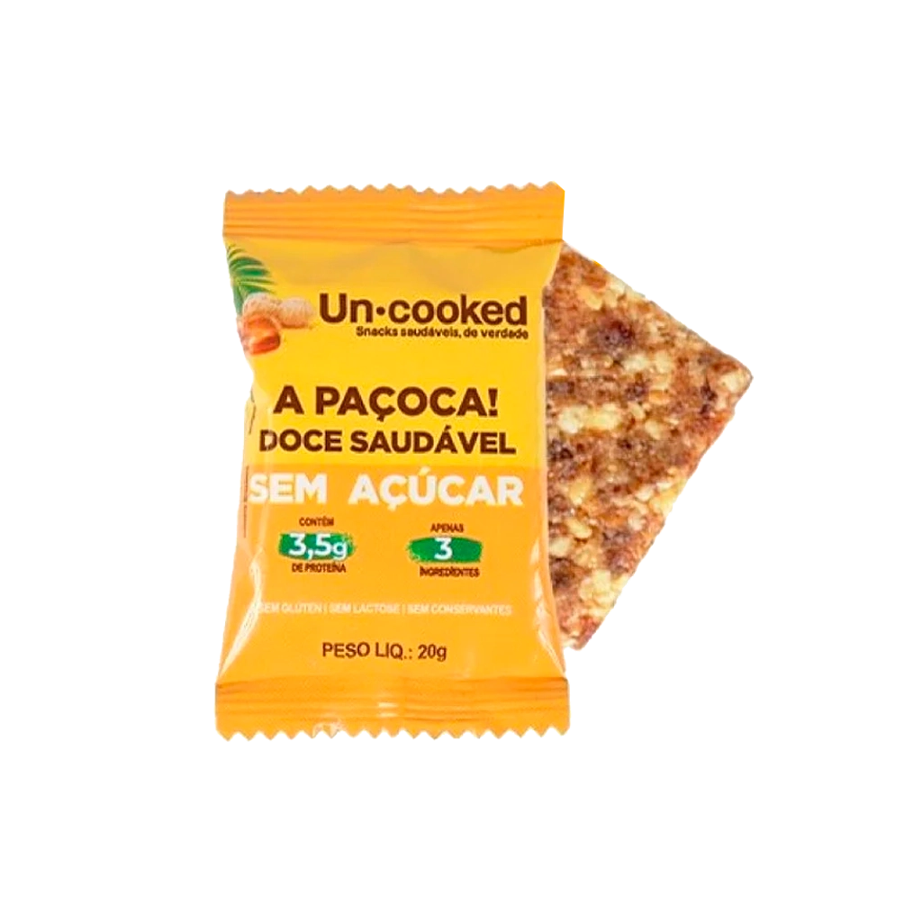 A Paçoca! Sem Glúten Vegano Uncooked 20g