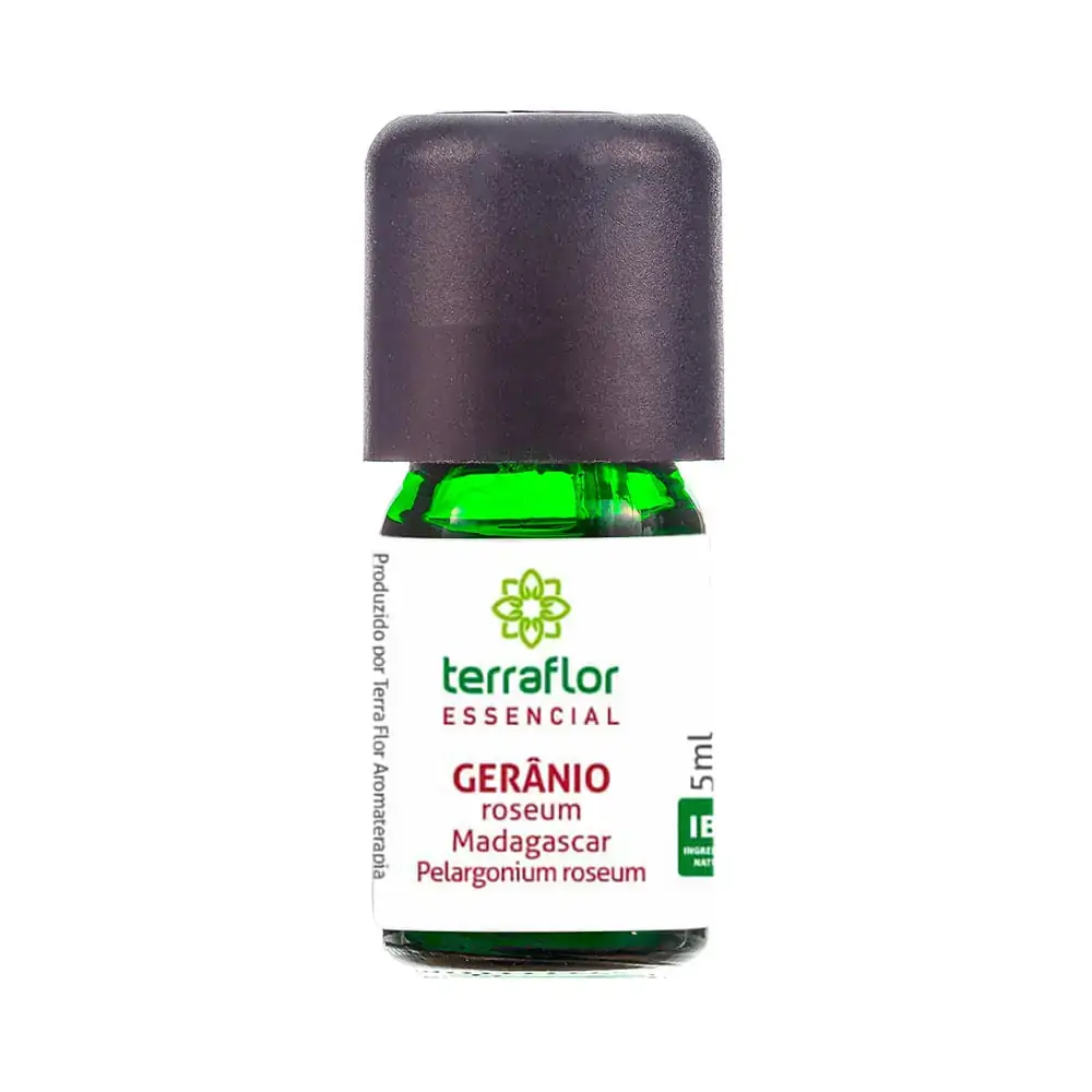 Óleo Essencial de Gerânio Roseum GT Madagascar 5ml - Terra Flor