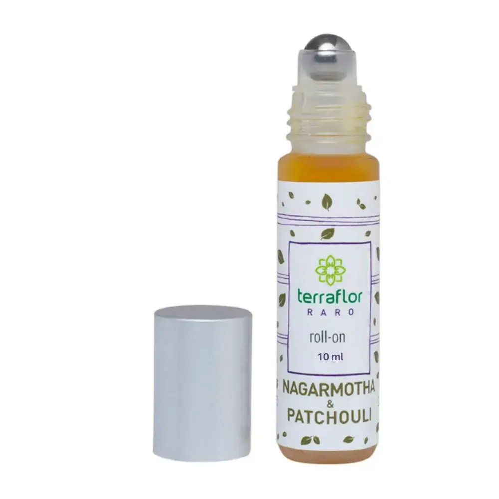Perfume Roll-on Natural Nagarmotha e Patchouli 10ml - Terra Flor