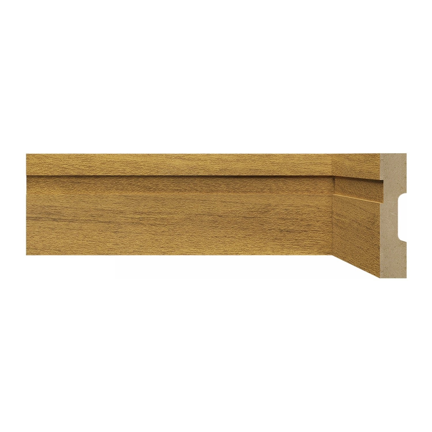 Rodapé De Mdf 7cmx15mmx2,40m 702 Turim Frisado