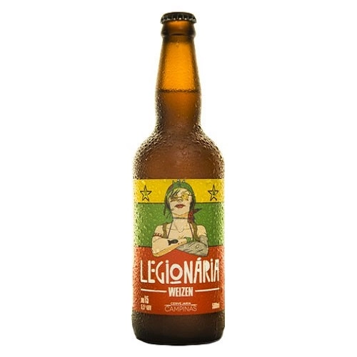 Cerveja artesanal Campinas Legionária Weizen 500ml