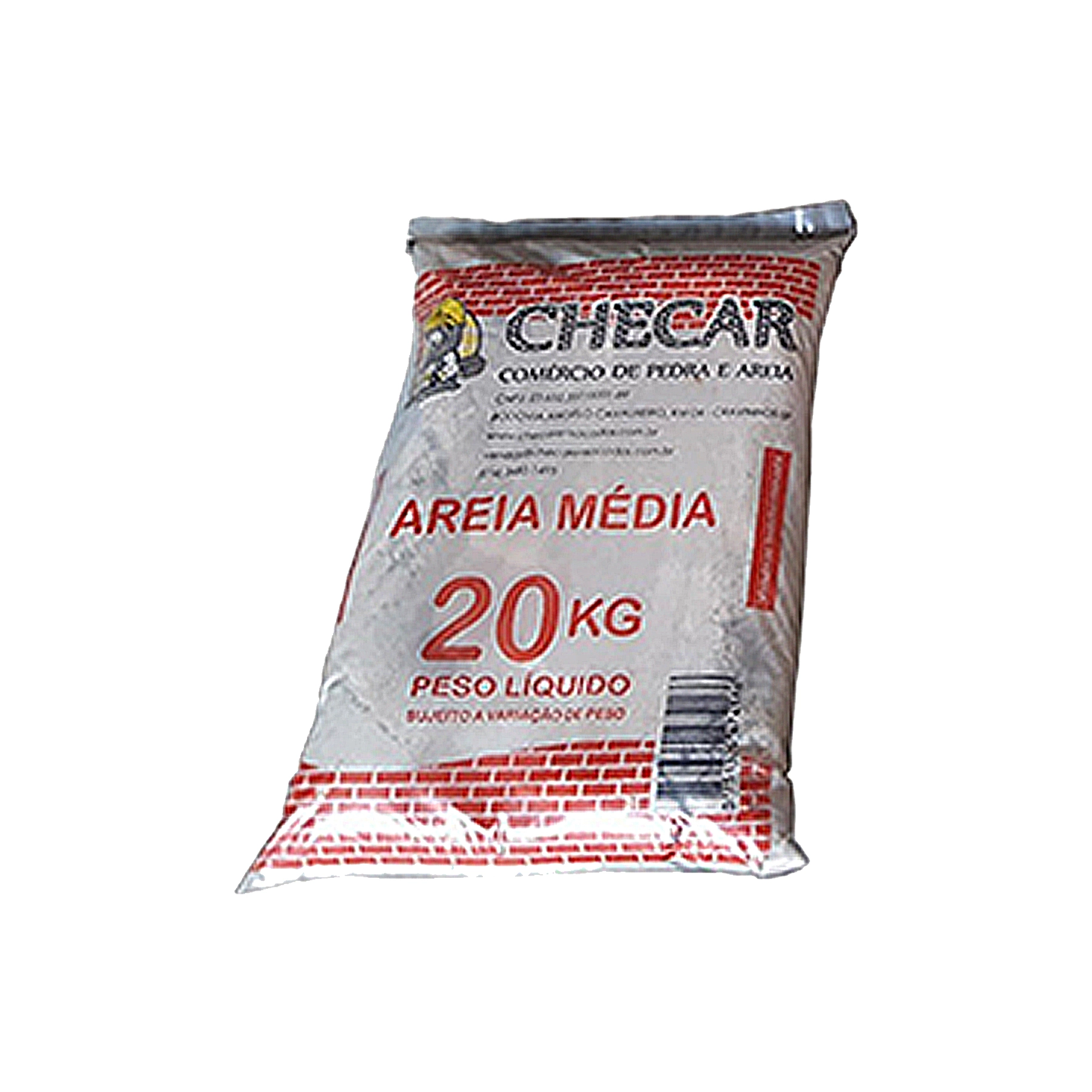 Areia Média 20kg Checar