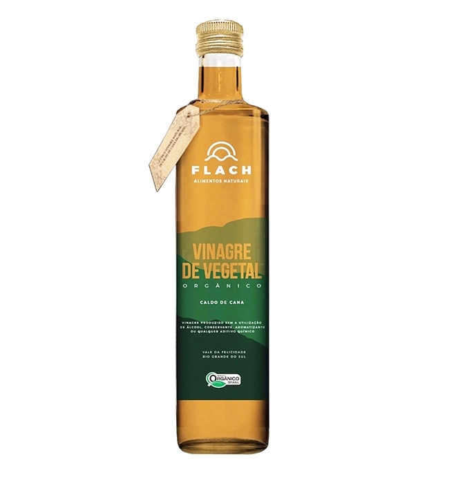 Vinagre Flach Vegetal Org Caldo De Cana 500ml