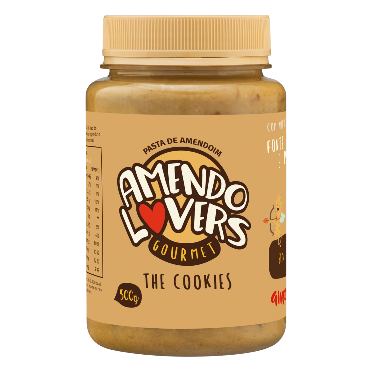 Pasta de Amendoim Gourmet Amendolovers The Cookies Pote 500g