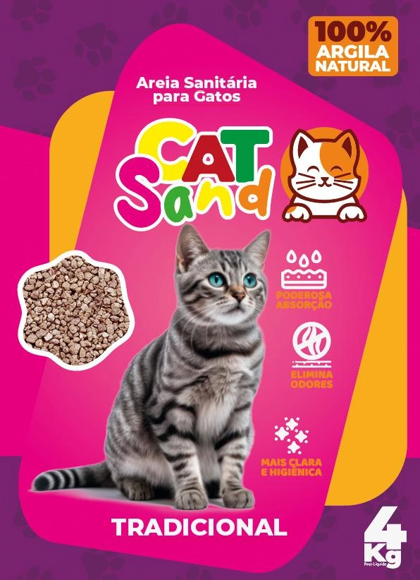 Areia San.gatos Cats Sand 4kg