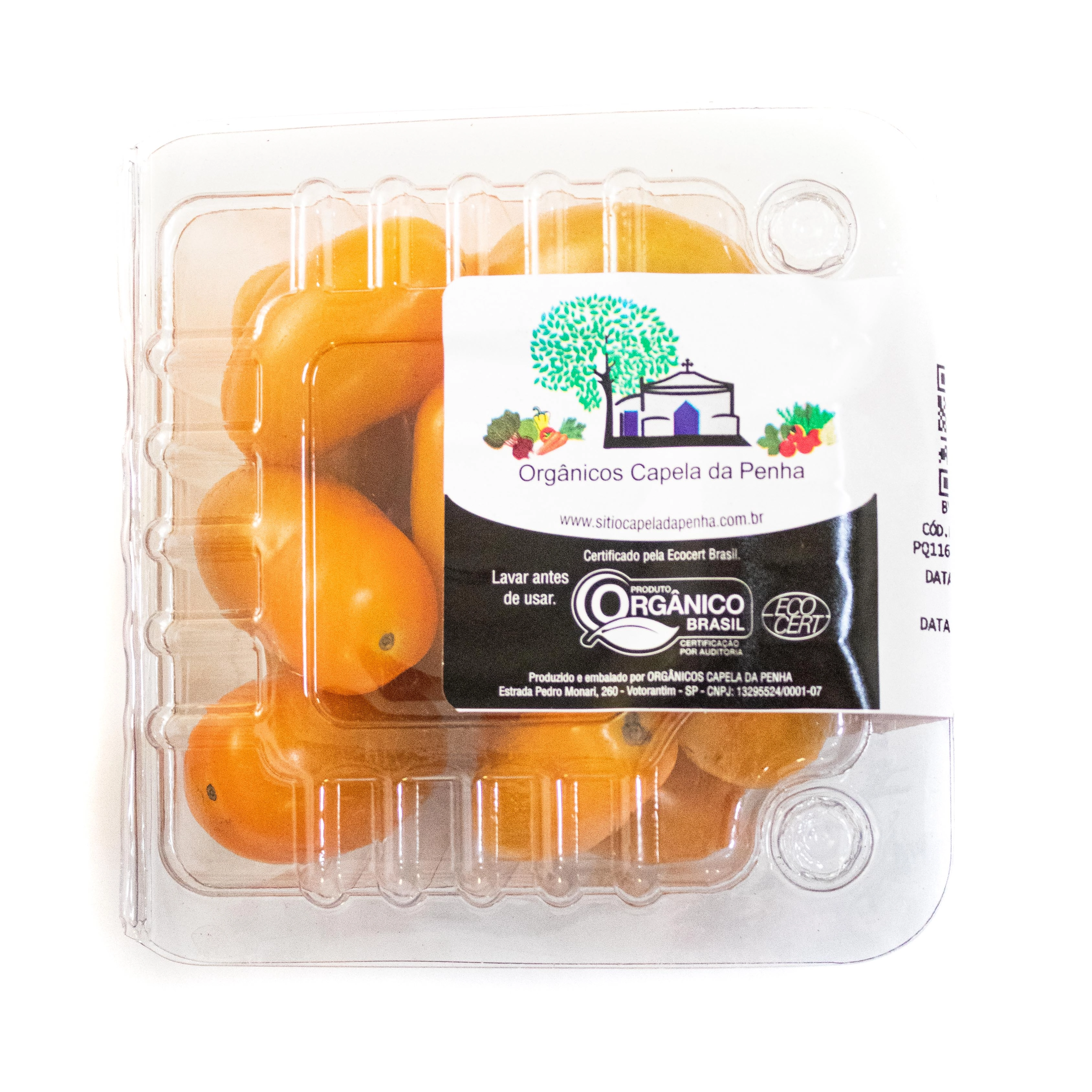 Tomate Grape Amarelo 180g Org Capela