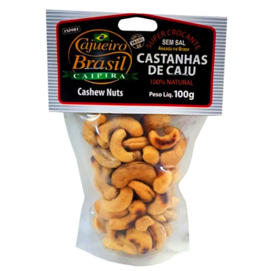 Castanha Caju Cajueiro Brasil 100g S/sal