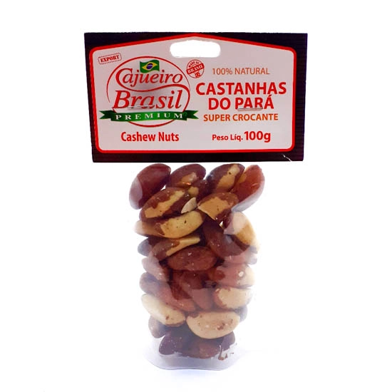 Castanha Do Para S/casca Cajueiro 100gr