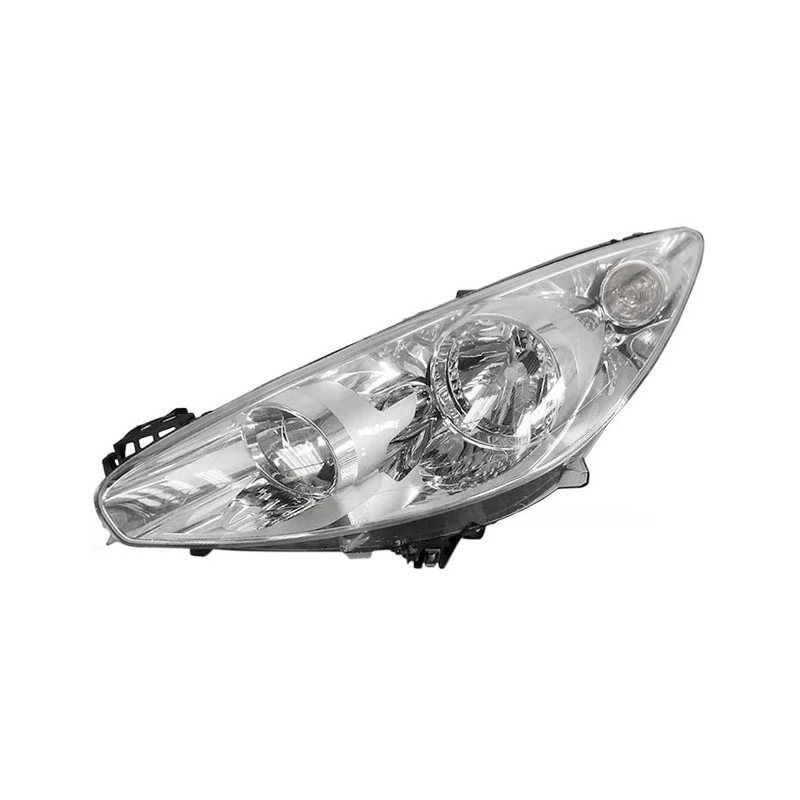Farol Principal PEUGEOT 308 Lado Esquerdo Regulagem Manual com Soquete - RUFATO 23175